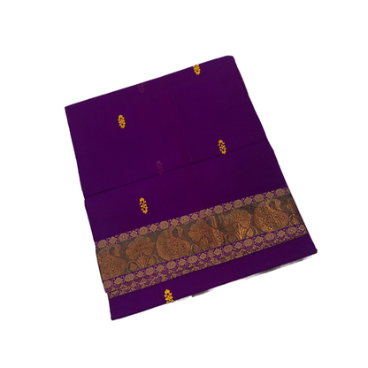 Chettinad Cotton Saree Lavender