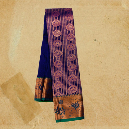 Art Silk Saree Violet Colour