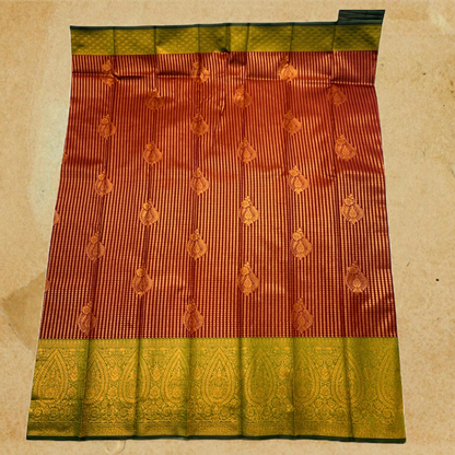 Art Silk Saree Maroon Colour