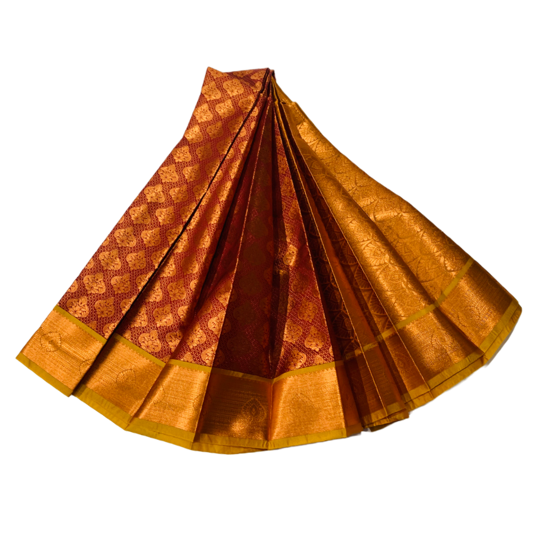 Maroon shade Soft kanchi pattu