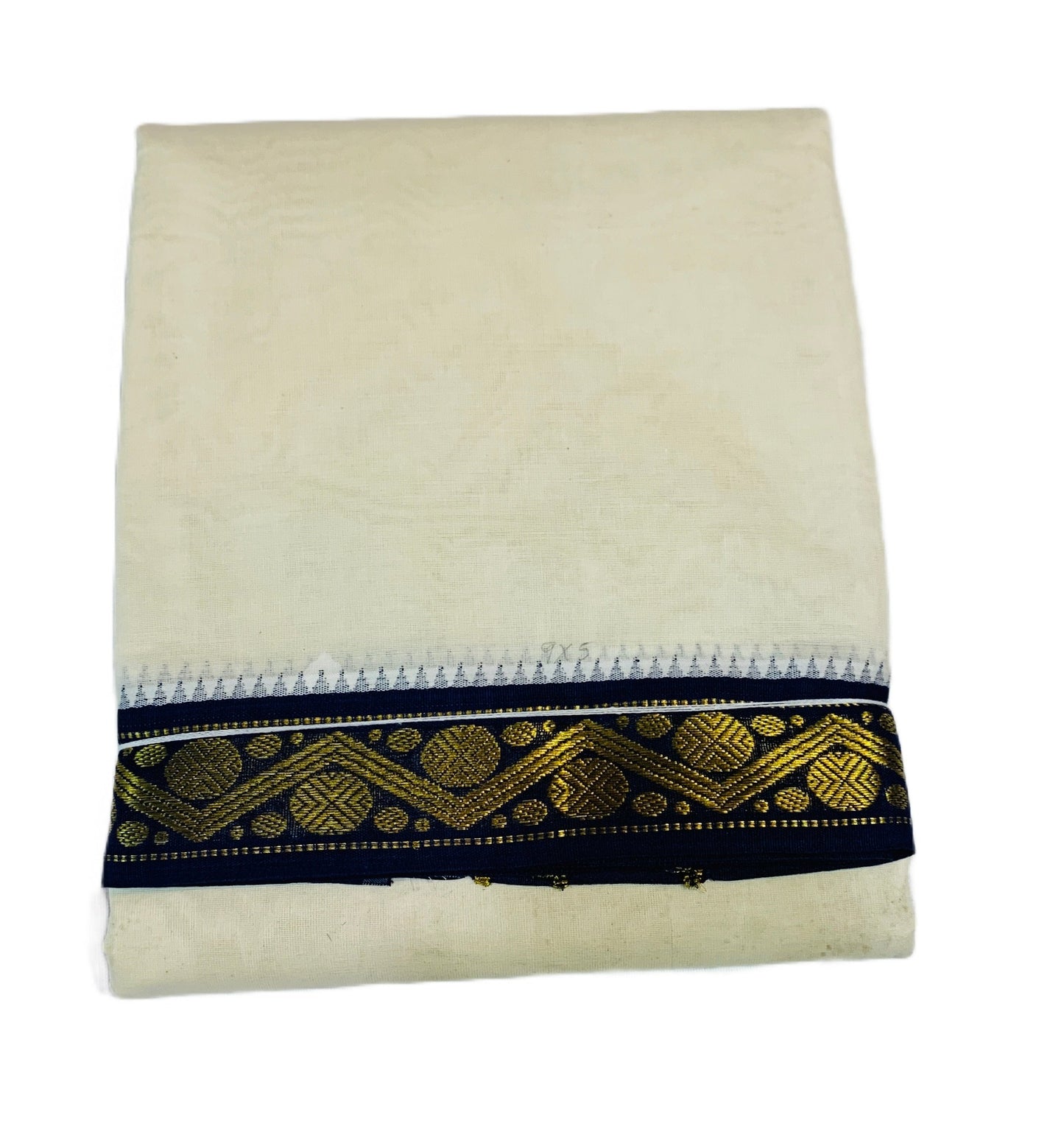 Cotton Dhoti Half White