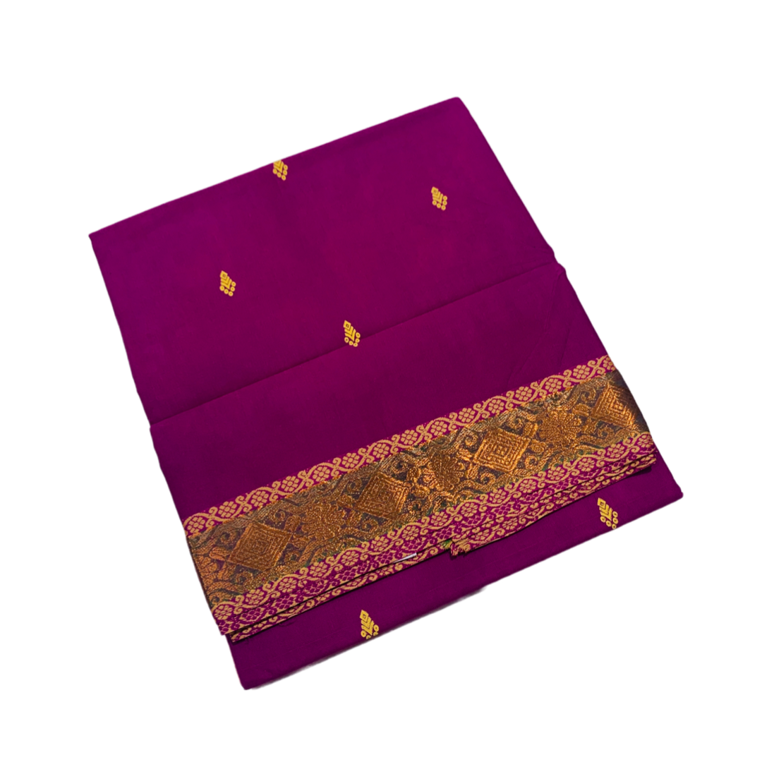 Chettinad Cotton Saree Pink