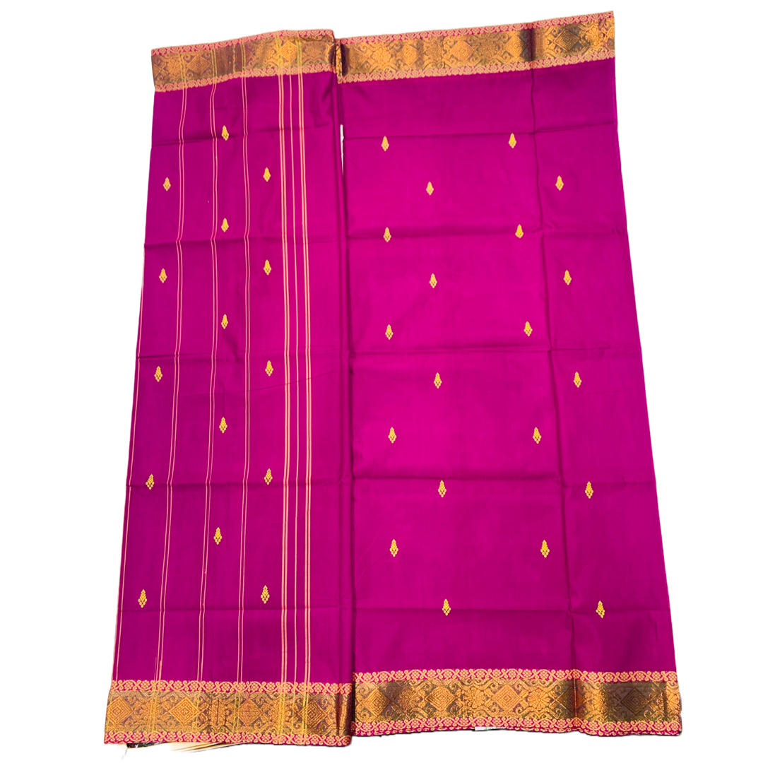 Chettinad Cotton Saree Pink