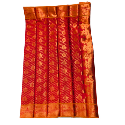 Pink shade Soft kanchi pattu with Mango design.