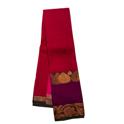 Art Silk Saree Pink