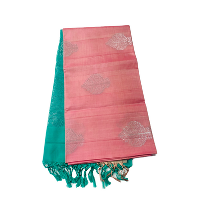 Soft Silk Saree LIght Peach Colour