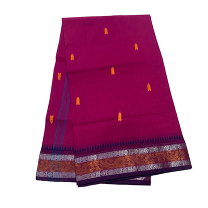 Chettinad cotton Saree Pink