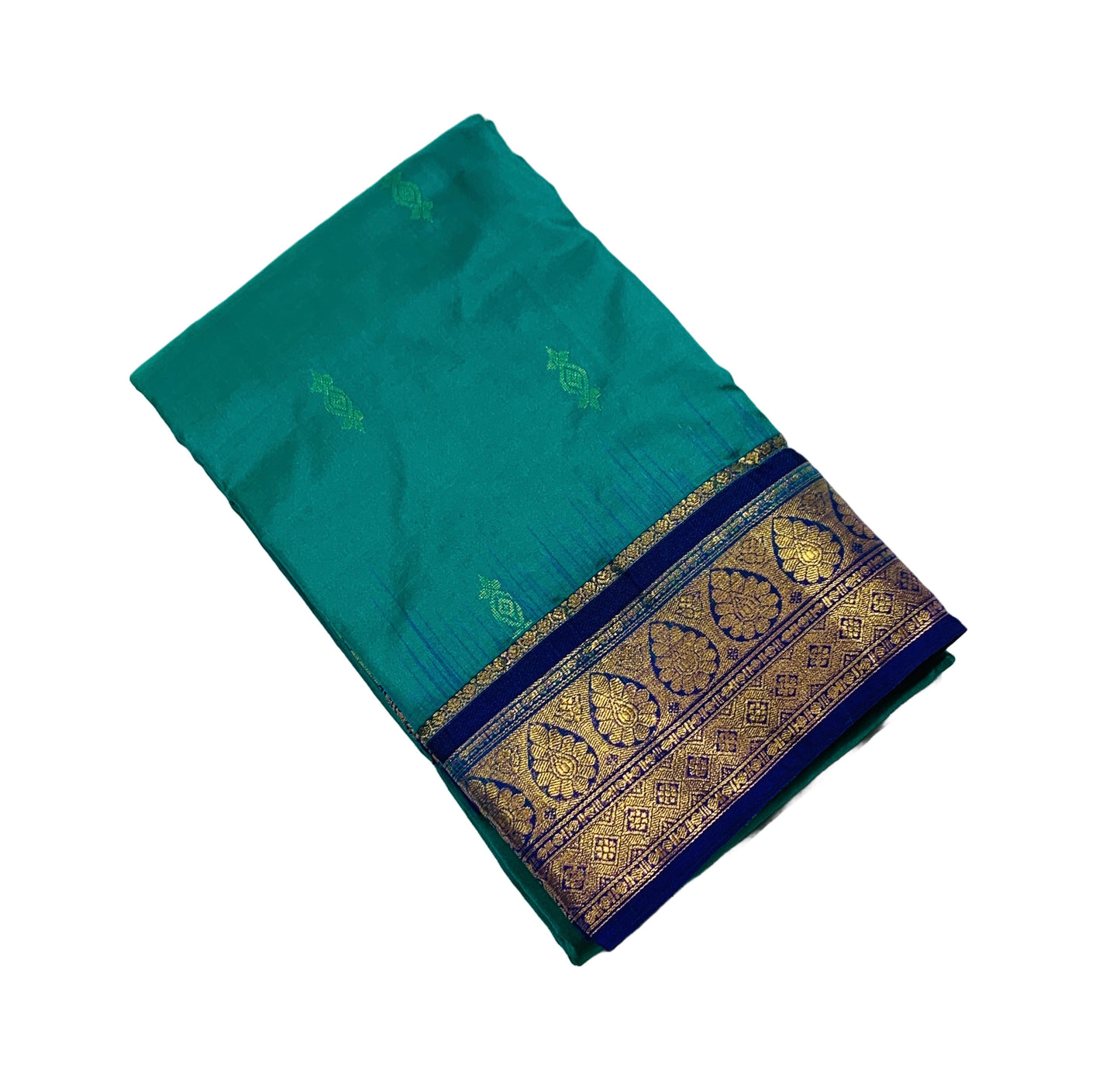 Pure Kanchipuram Silk Rama Blue Colour – Kumaran Silk