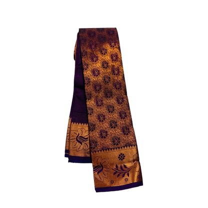 Art Silk Saree Violet Colour