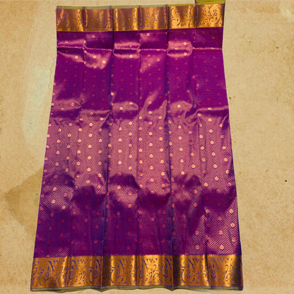 Art Silk Saree Violet Colour