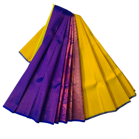 Yellow shade Soft kanchi pattu